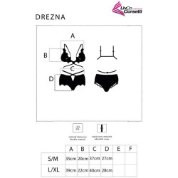 Livco Corsetti Fashion - Drezna Lc 90733 Soutien-Gorge + Culotte Noir